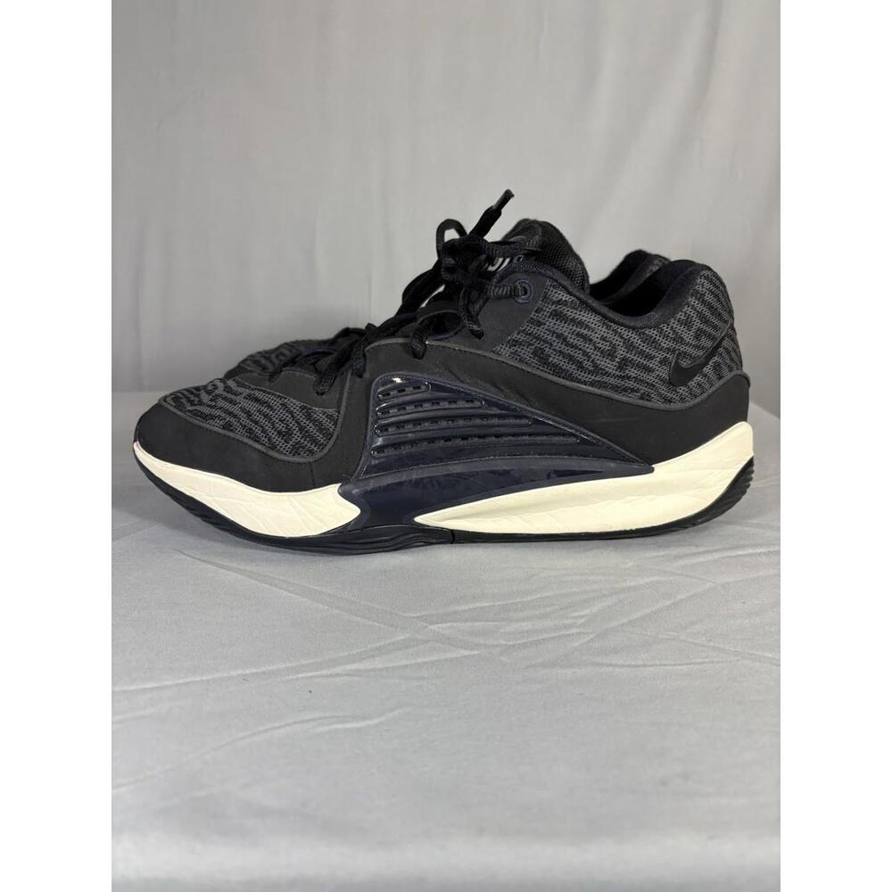 Nike KD 16 NRG Boardroom Black OffWhite Shoes DV2917-003 Mens Basketball sz 10.5